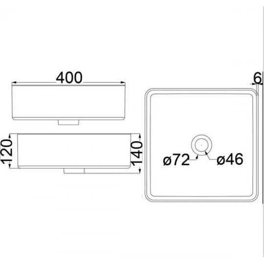  TWA / ULTRA THIN BASIN - HDI-22-402 