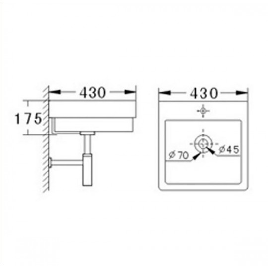  WALL HUNG BASIN - JHI-11-201 