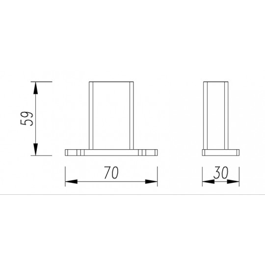 AIKO ROBE HOOK - 7110