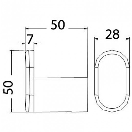 DOVE ROBE HOOK - 7310