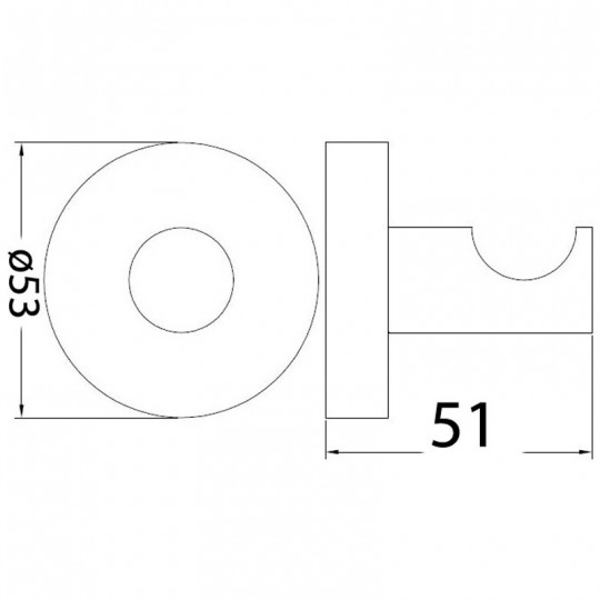 OPUS ROBE HOOK - 8115