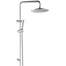  ROUND TWIN SHOWER SET- ONE HOSE - PRB1056-003cp