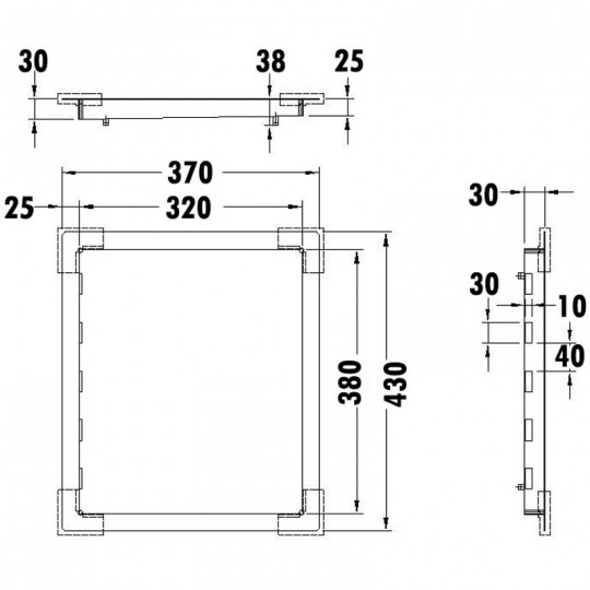  SQUARE TRAY - DT-05