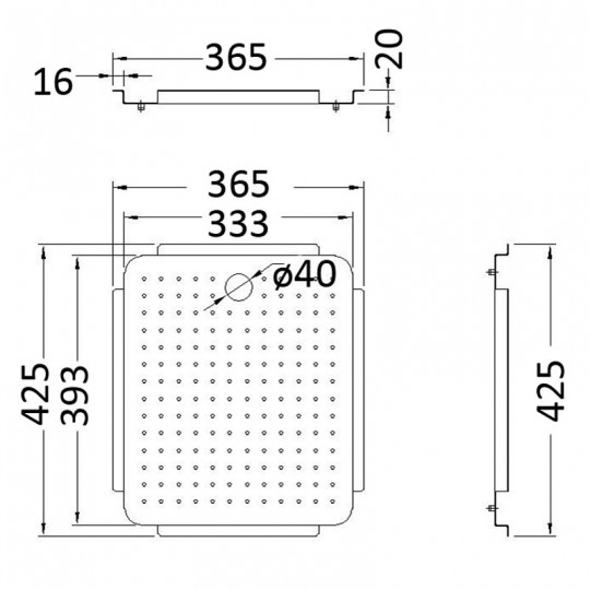  STAINLESS STEEL TRAY - ST940
