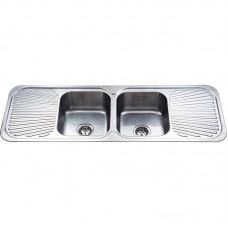  CORA DOUBLE BOWLS & DOUBLE DRAINERS KITCHEN SINK - C-1380