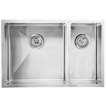  EDEN ONE AND HALF BOWLS ABOVE / UNDERMOUNT SINK (R10 CORNER) - PS670DR