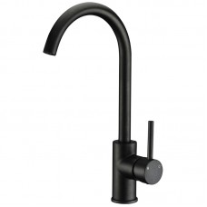 OPUS BLACK GOOSENECK SINK MIXER - PC1001SB-B