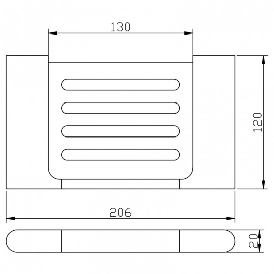  CORA SOAP HOLDER - 5310 