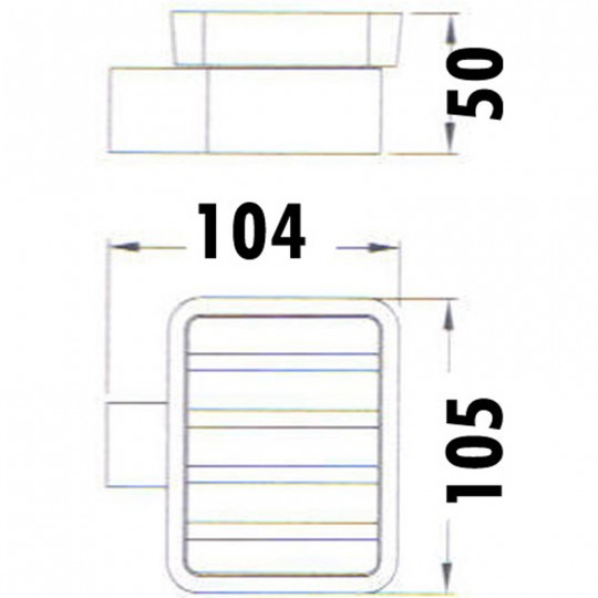  ROSA SOAP DISH - 6403 