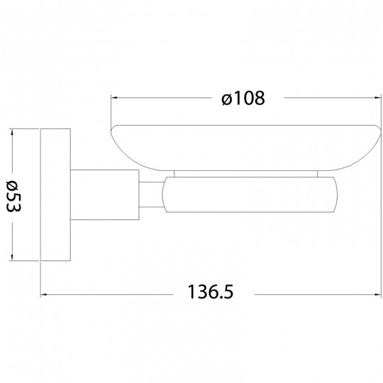  OPUS SOAP DISH - 8122 