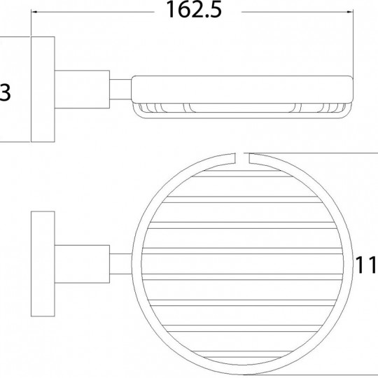  OPUS WIRE SOAP BASKET - 8124 