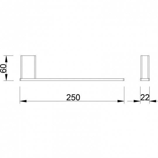  AIKO TOWEL BAR - 7104