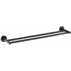 OPUS BLACK DOUBLE TOWEL RAIL - 8111-60-B