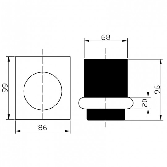  CORA TUMBLER HOLDER - 5307-2 