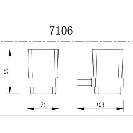 AIKO TUMBLER HOLDER - 7106 