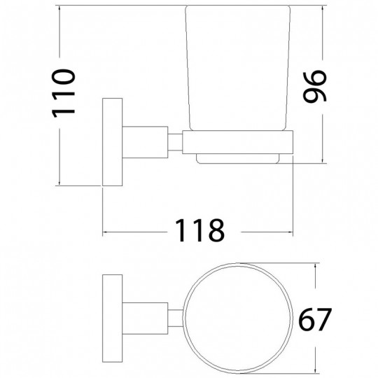  OPUS TUMBLER HOLDER - 8121 