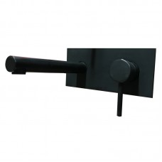  OPUS BLACK WALL BASIN MIXER SET - PC3004SB-B