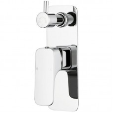  EDEN SOFT SQUARE BATH/SHOWER MIXER WITH DIVERTER - PSL3002